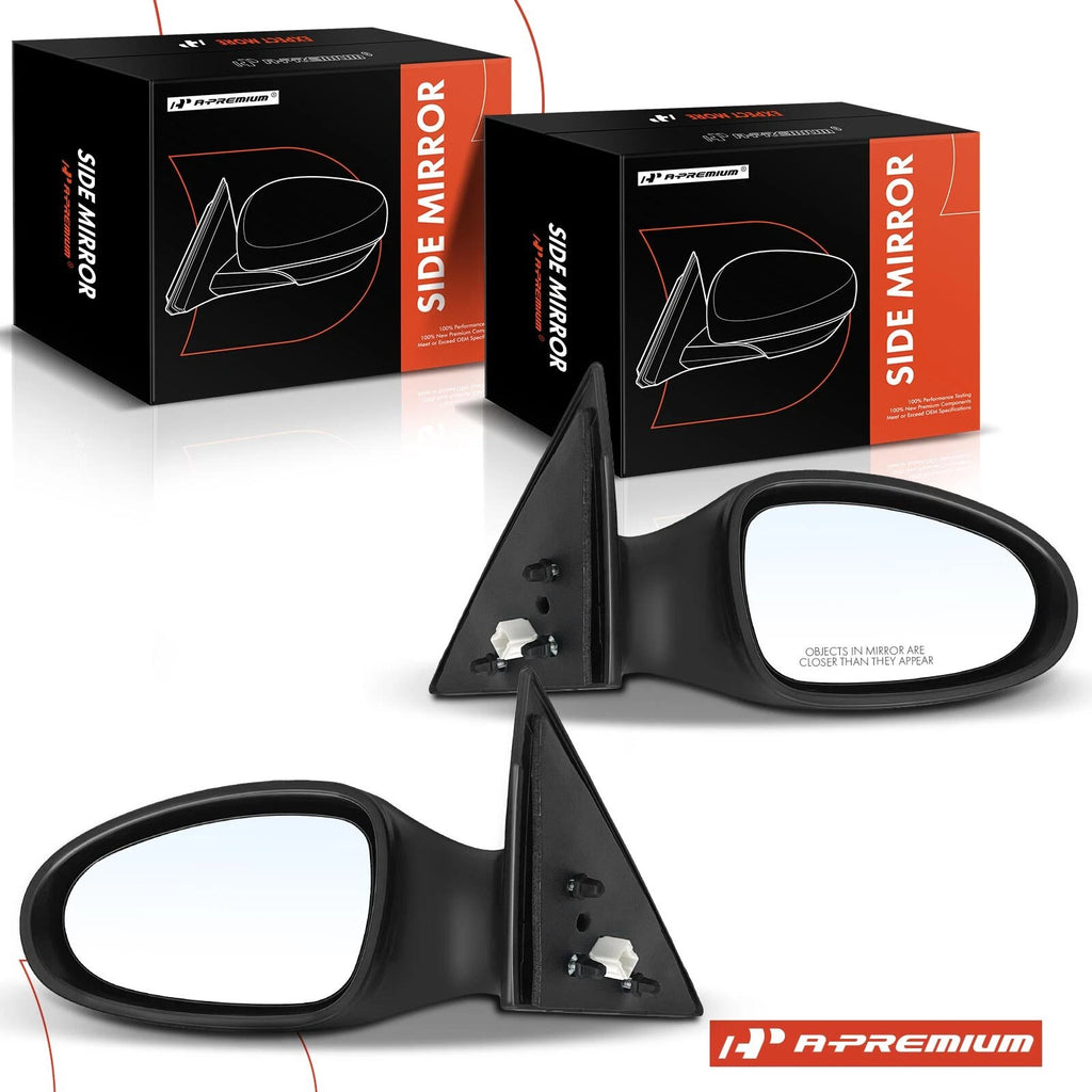 Pair Power Glass Side Mirrors for Nissan Altima (2002–2004) Sedan