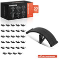30x Nylon Hood Insulation Retainer Clips for Chrysler Ford 