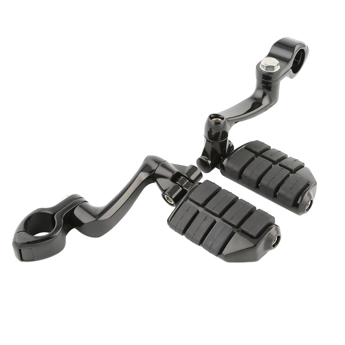 1 1/4" Engine Guard Male Mount Foot Pegs for Harley Dyna