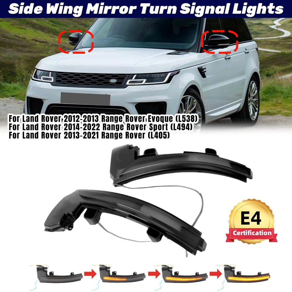 Side Mirror Turn Signal Light for Land Rover Discovery Range Rover Sport