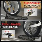 Double Fork Head Motorcycle Stand Lift for Universal Models (6.5-11")