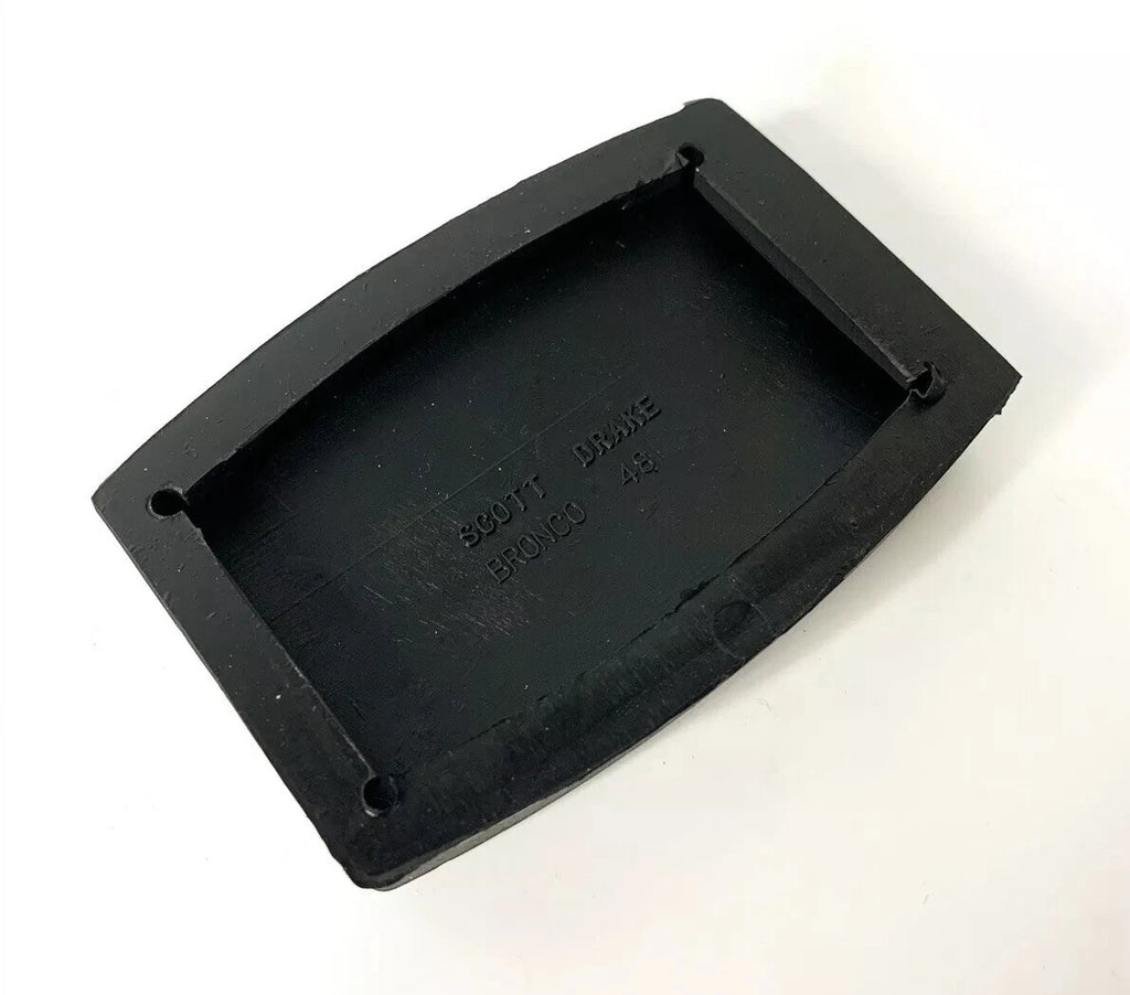 Clutch and Brake Pedal Pad for Ford Bronco (1966–1979) Manual Transmission