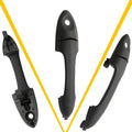 Door Handle for Ford Focus (2000–2007) Front Left/Right Smooth Black K