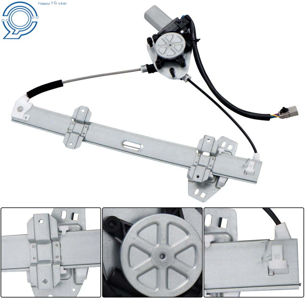 Power Window Regulator for Acura EL Sedan (1997–2000) Front Left with Motor