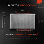 Radiator and Cooling Fan Assembly for Nissan 350Z (2003–2006)