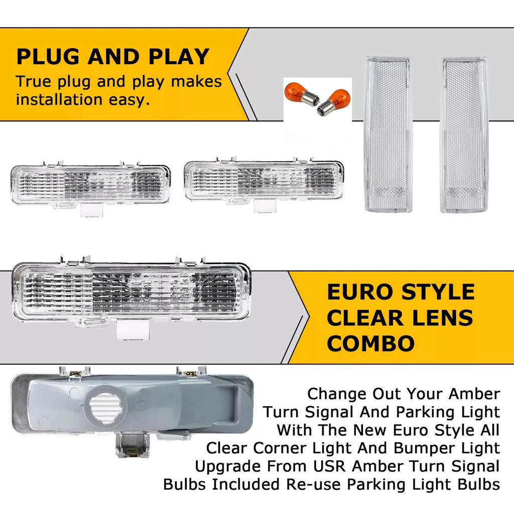 Front Corner Signal Lights for Chevy Blazer S10 (1982–1994)
