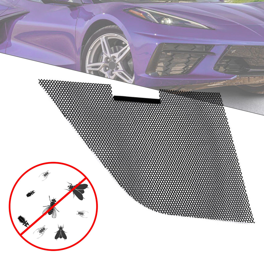 2X Front Grill Covers for Corvette C8 (2020–2024) - Radiator Guards, Steel