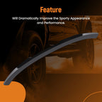 Glossy Black Rear Wing Trunk Spoiler for Honda Civic Sedan (2016–2021)