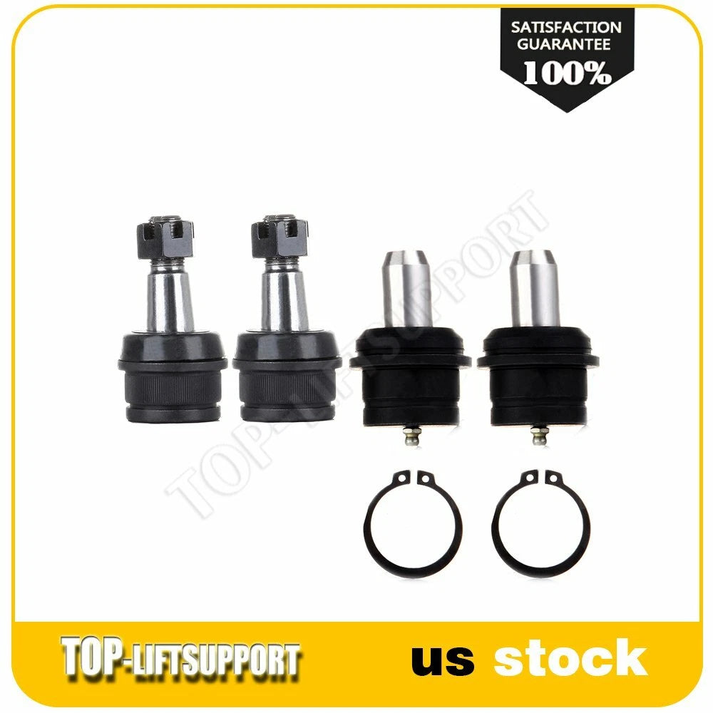 Set of 4 Front Suspension Upper and Lower Ball Joints for Ford Mazda 2WD RWD