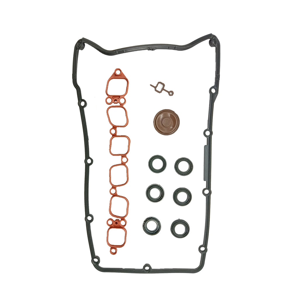 Set of 2 PCV Engine Valve Cover Intake Manifold Gaskets for VW Audi 3.2L (2003–2005) 022103483E