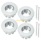 Set of 4 Rear Axle Nuts W/Pin for Honda TRX350 Rancher 350 (2000–2006)