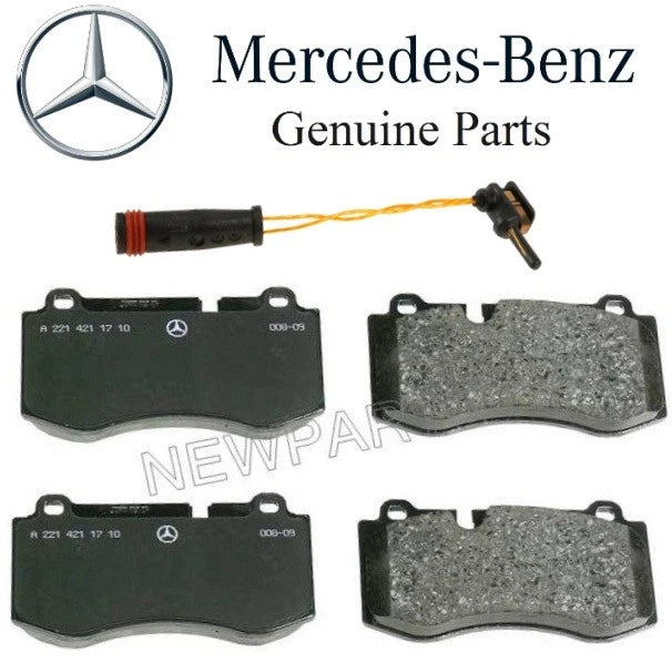 Disc Brake Pad Set with Sensor for Mercedes W221 (2007–2013)