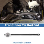 2pcs Front Inner Tie Rod End Links for Ford Mustang (2005–2010) No.EV80804