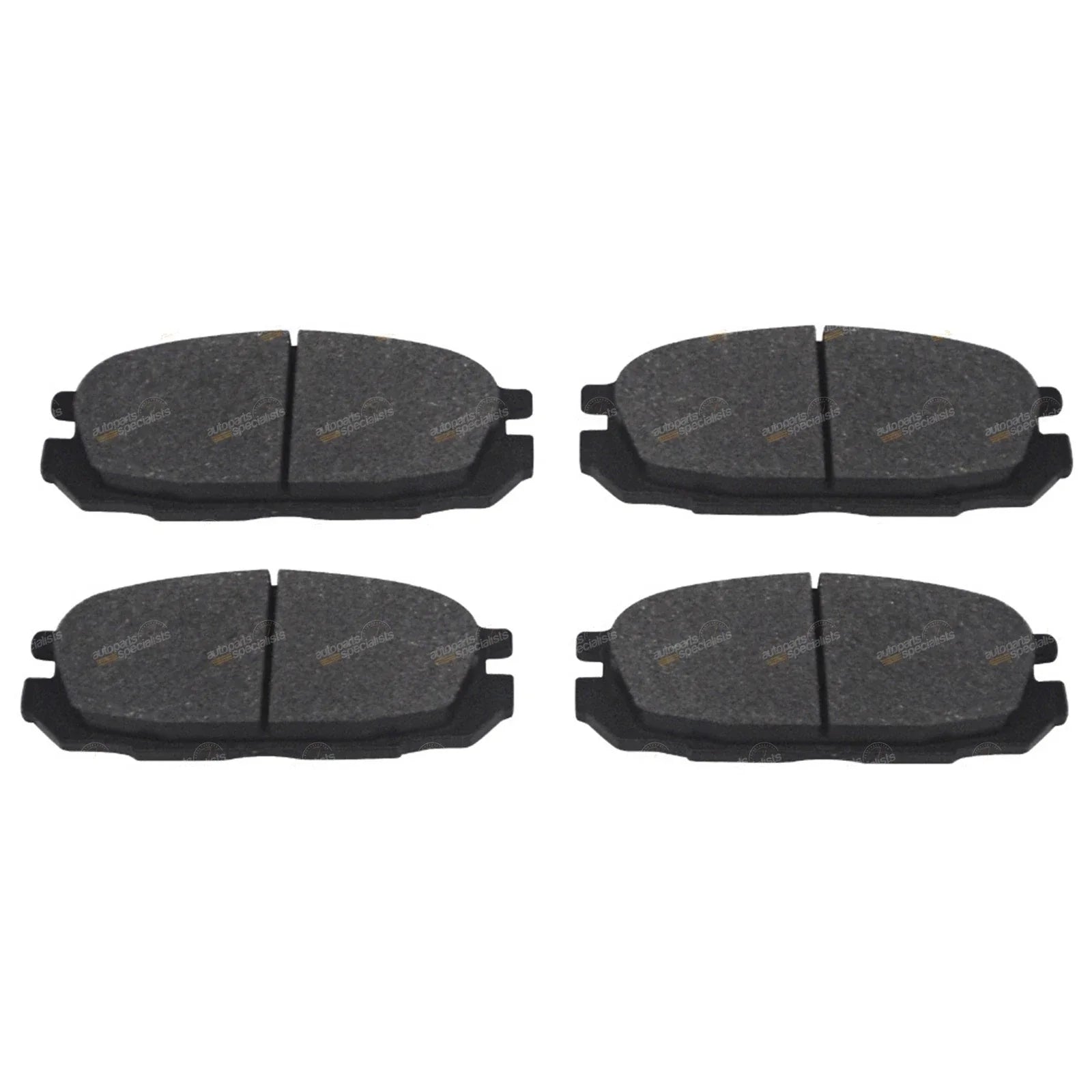 2x Rear Slotted Drilled Rotors + Brakes for Nissan Patrol (1988 - 1998)