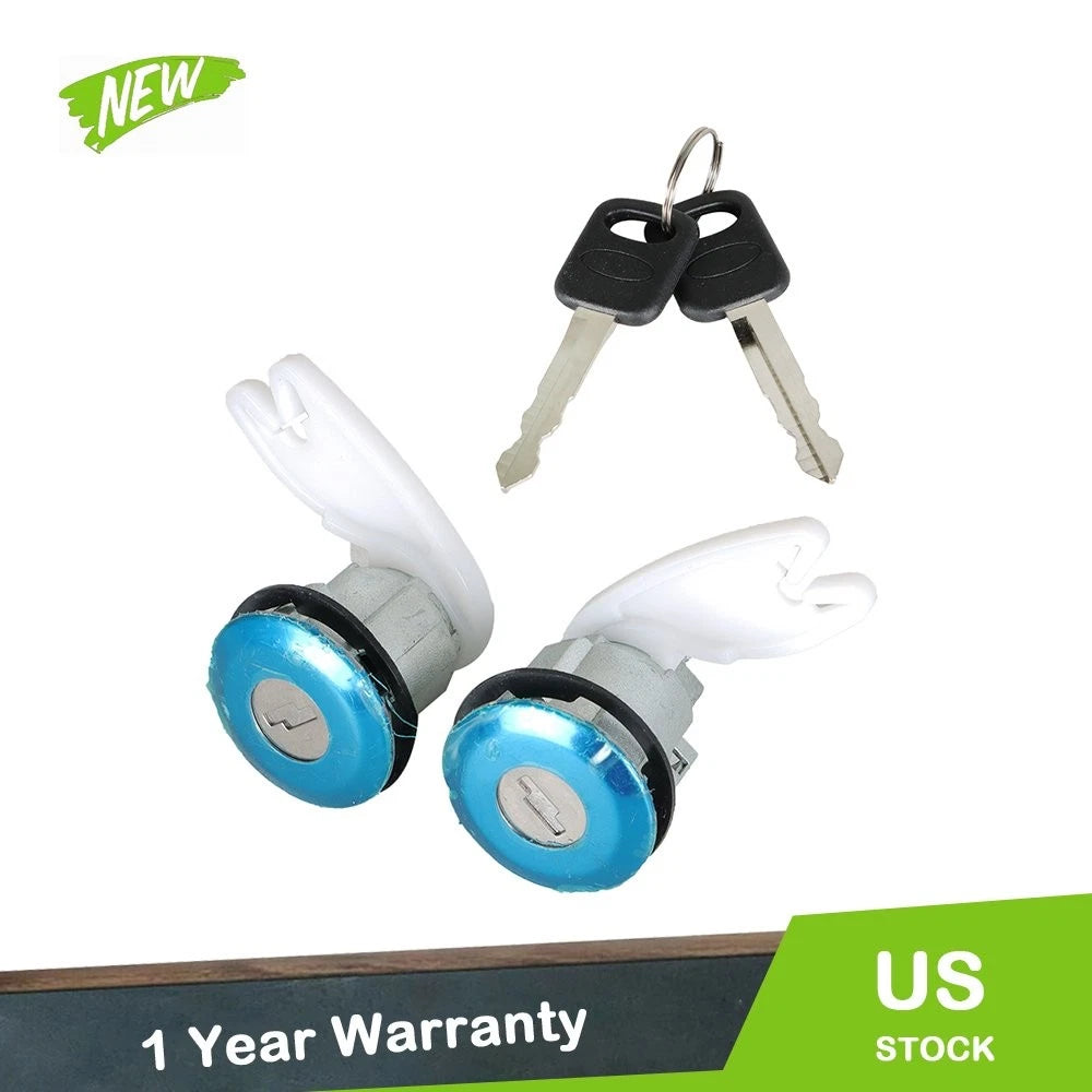 Door Lock Cylinder & Keys Set for Ford Mercury Mazda Truck SUV (F87Z7821990BA)