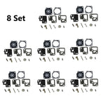 Set of 8 Carburetor Repair Kits for ZAMA RB-186 C1T-S195 (Stihl HS46 HS56)