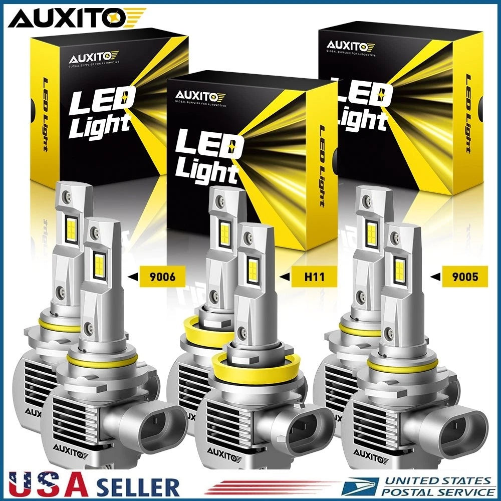 Set of 6 LED Headlight Bulbs