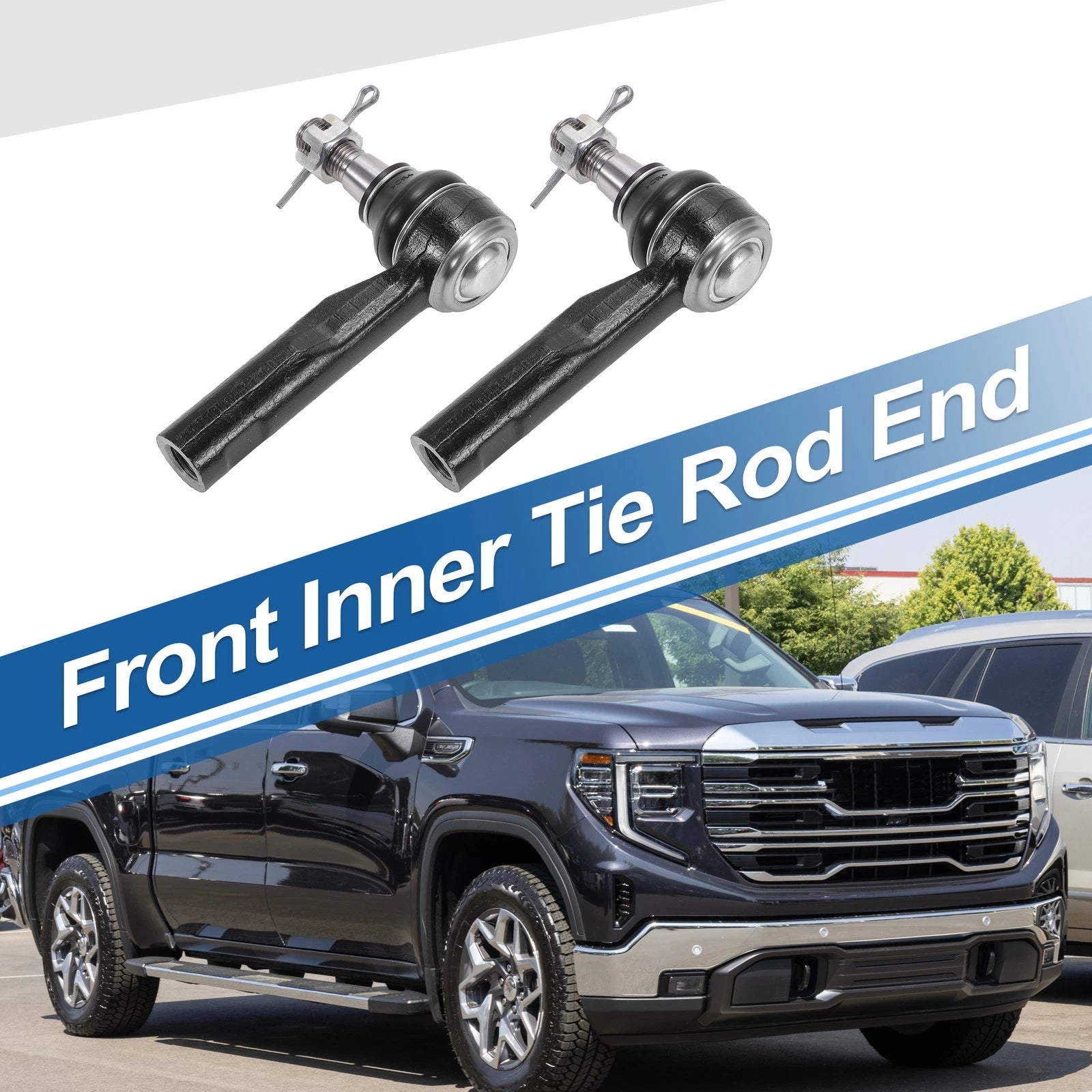 2X Front Outer Tie Rod End Links for Chevrolet Colorado (2006–2007) & GMC Canyon