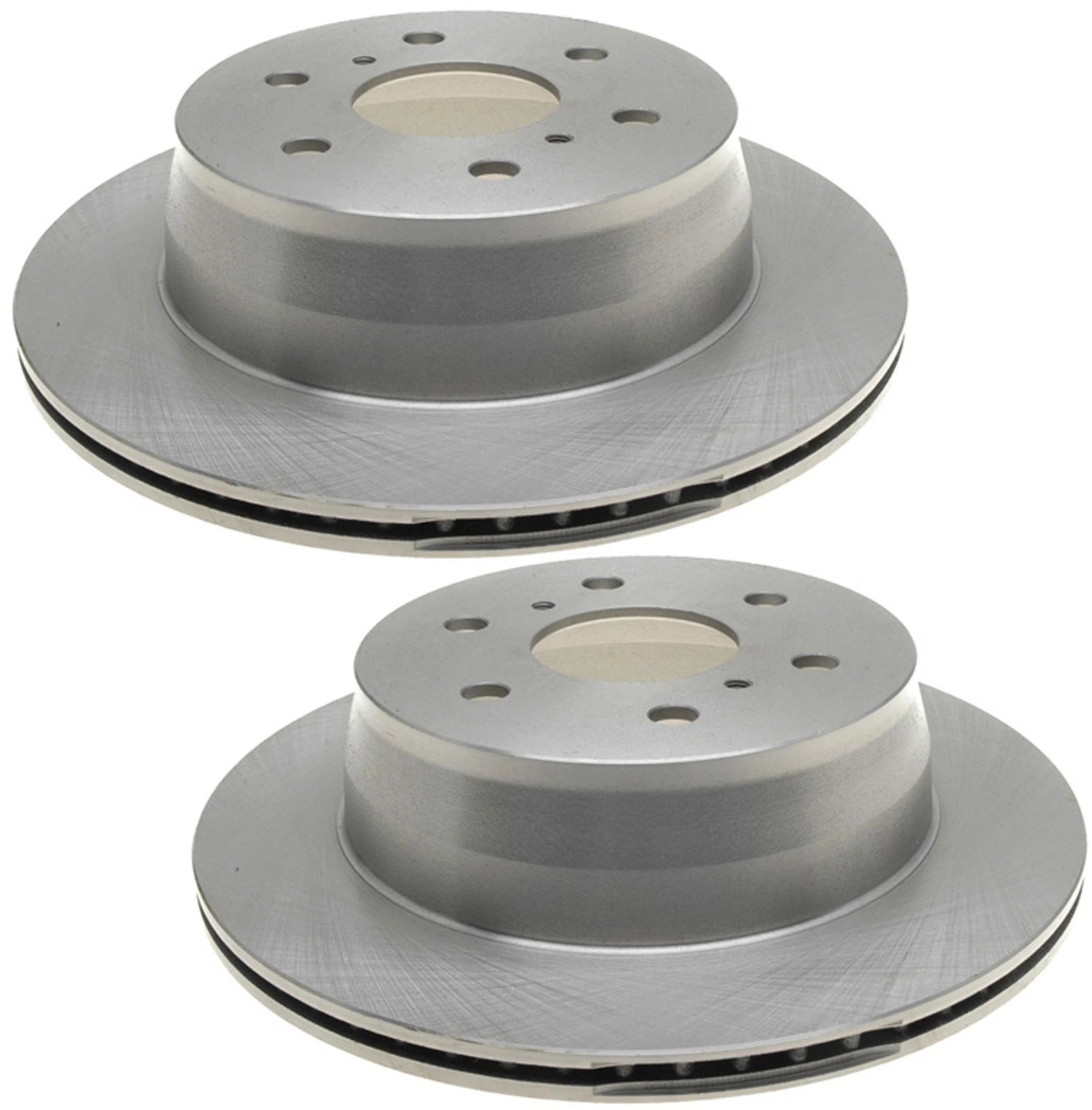 Set of 2 Vented Rear Brake Disc Rotors 345mm for Chevy Cadillac GMC