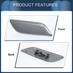 Front Right Washer Nozzle Cover for Honda Accord VIII 2011-2013 Dark Gray 1 x