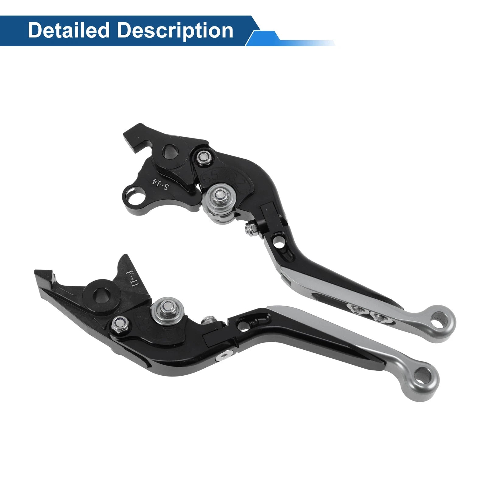 Short Long Brake Clutch Levers for Suzuki Hayabusa GSXR1300 (2008–2020) Black Titanium
