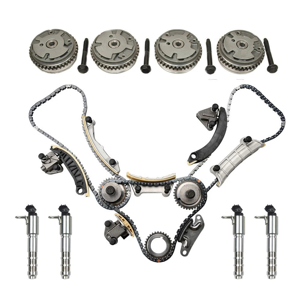 Timing Chain Kit VVT Solenoid for Chevy GMC Buick Cadillac 3.6L (2008–2017)