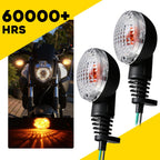 Pair of Turn Signal Lamps for Kawasaki Vulcan S 650 (2015–2024) Clear