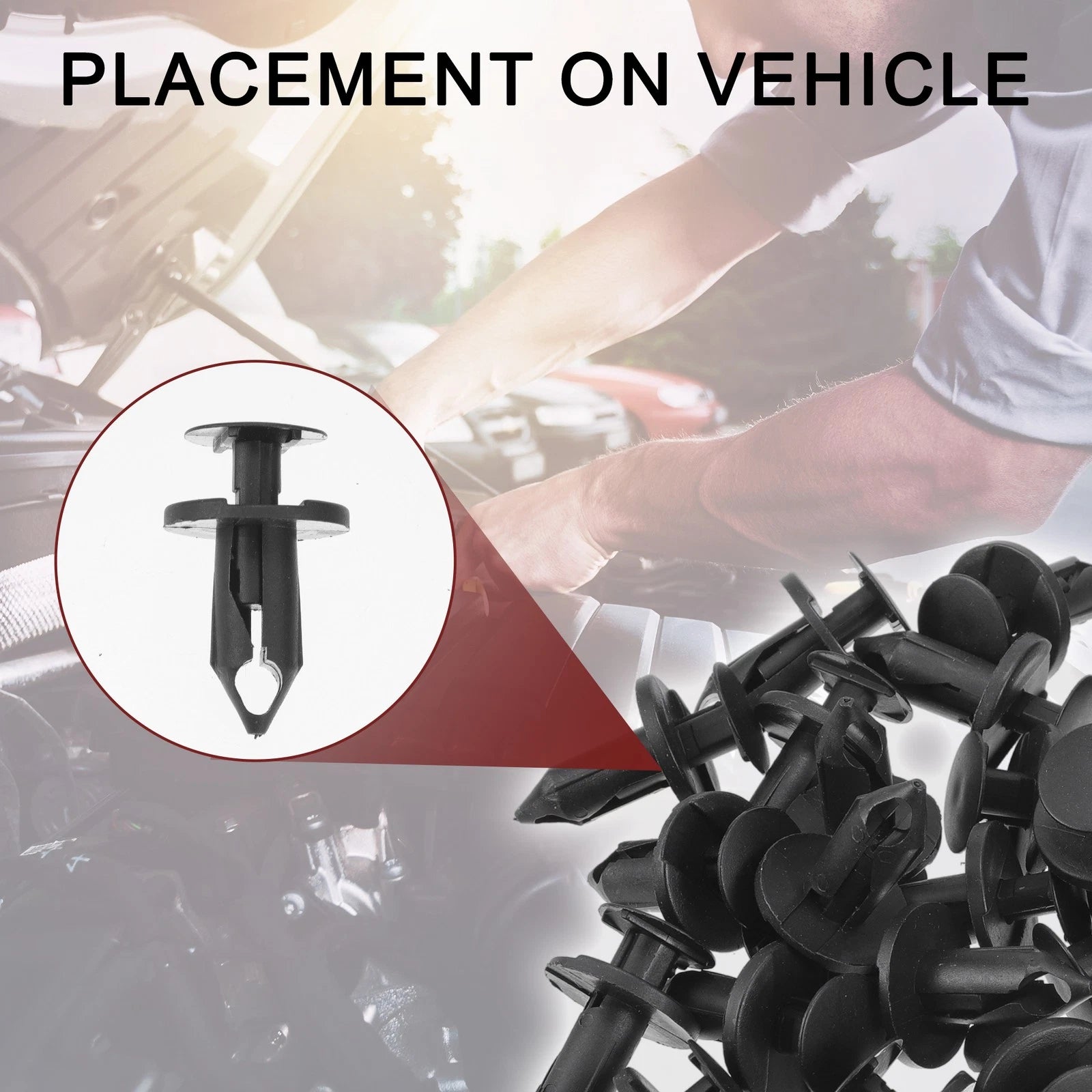 25 Pcs Front Fender Skirt Clip for Ford Escape (2008–2012) & Explorer (2002–2010)