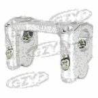 Handle Bar Riser Clamp Mount for BMW R1200GS (2013-2014) Silver