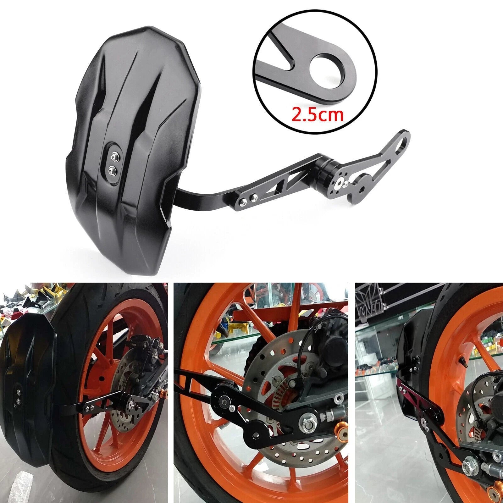 Universal Motorcycle Rear Fender Mudguards for Honda Yamaha Suzuki BMW