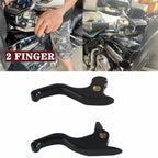 Black Brake Clutch Hand Levers Kit for Harley Softail Fat Boy (2016)