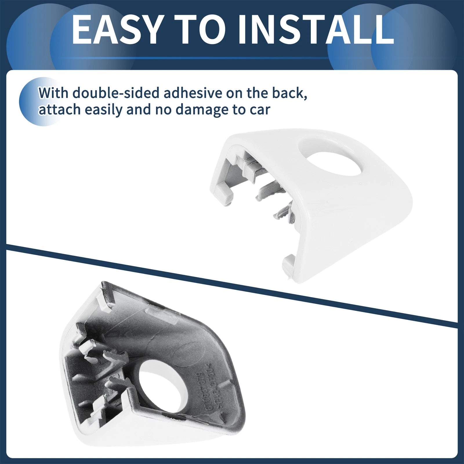 Door Handle Cover for Audi A4/Avant (2013–2015) No. 8T0837879 White