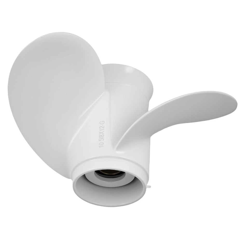 Aluminum Boat Propeller for Yamaha T25 F30 F40 F50 F60 (10 5/8"x12" RH)