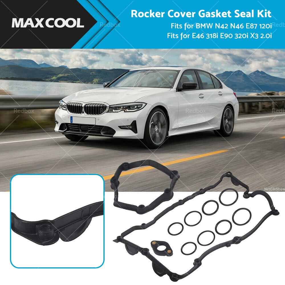 Rocker Cover Gasket Seal Kit for BMW 1 3 5 X1 X3 Z4 (N42 N46) 11120032224