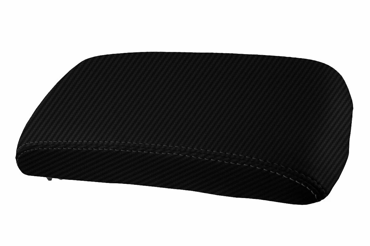 Carbon Fiber Console Lid Armrest Cover for Nissan Rogue (2008–2013)