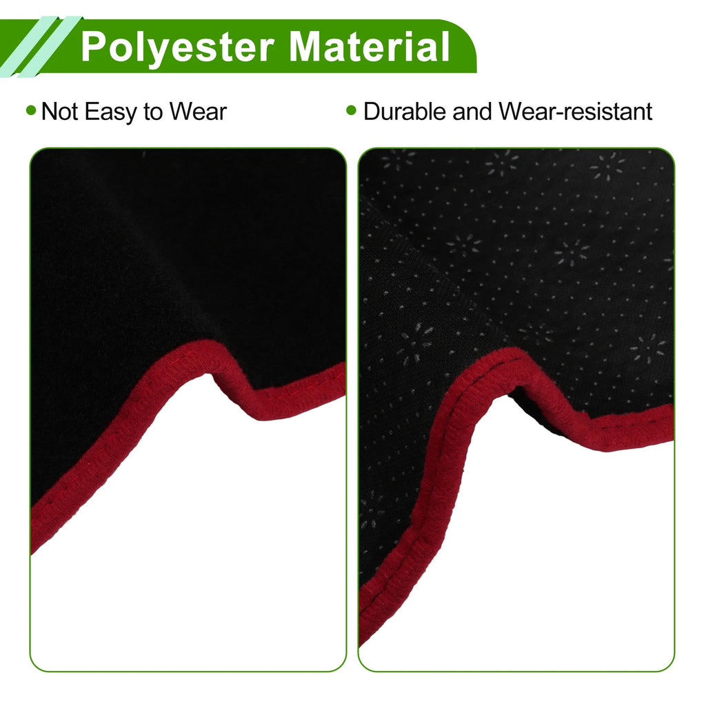 Dash Cover for Mazda MX-5 (2015–2022) Polyester Black with Red Edge