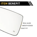 Heated Left Mirror Glass for Dodge Ram 1500 2500 (2010-2023)