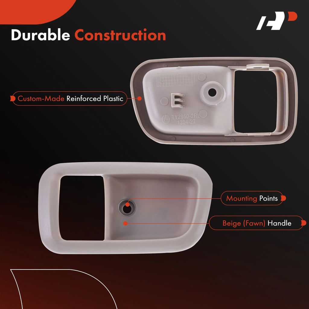 Rear Left Beige Interior Door Handle for Toyota Tundra (2000–2006)