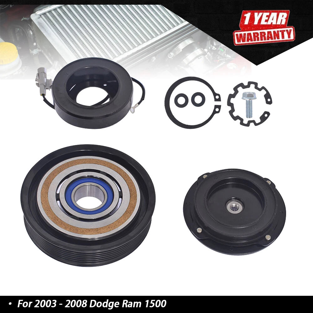 A/C Compressor Clutch Kit with Pulley for Dodge Ram 1500 (2003–2008)