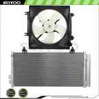 AC Condenser and Cooling Fan Assembly Kit for Subaru Impreza (2008–2011)