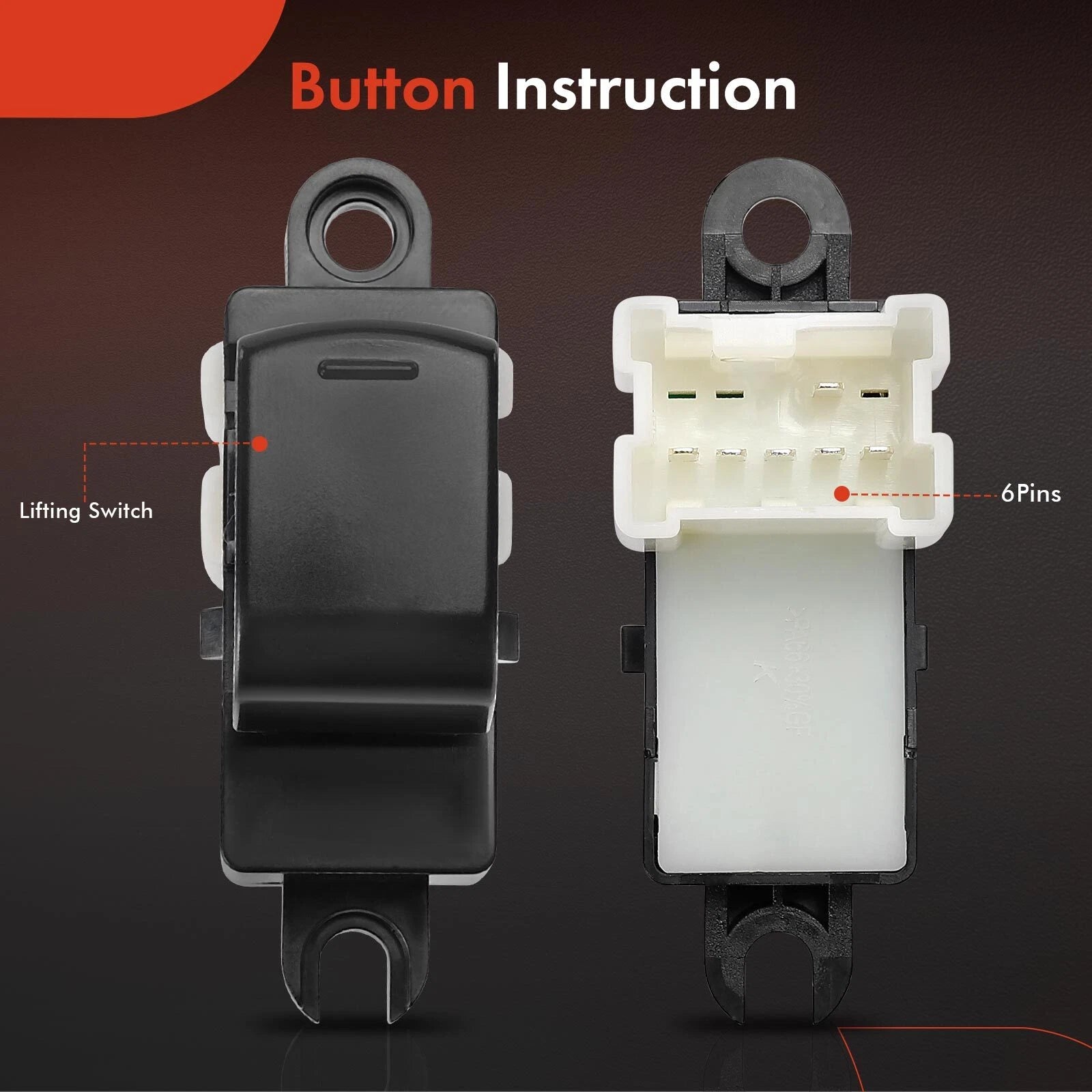 Rear Power Window Switch for Nissan Sentra (2007-2012)