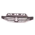 Replacement Front Grille Gray Chrome Painted for 2014–2016 Nissan Versa
