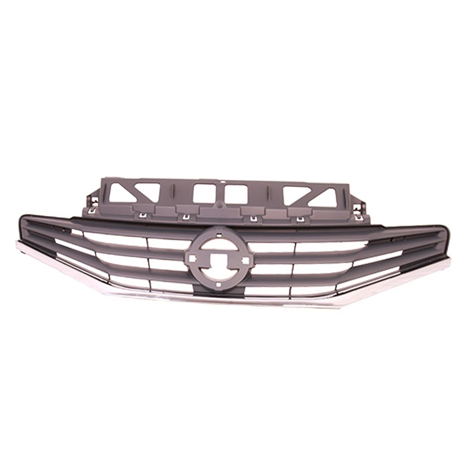 Replacement Front Grille Gray Chrome Painted for 2014–2016 Nissan Versa