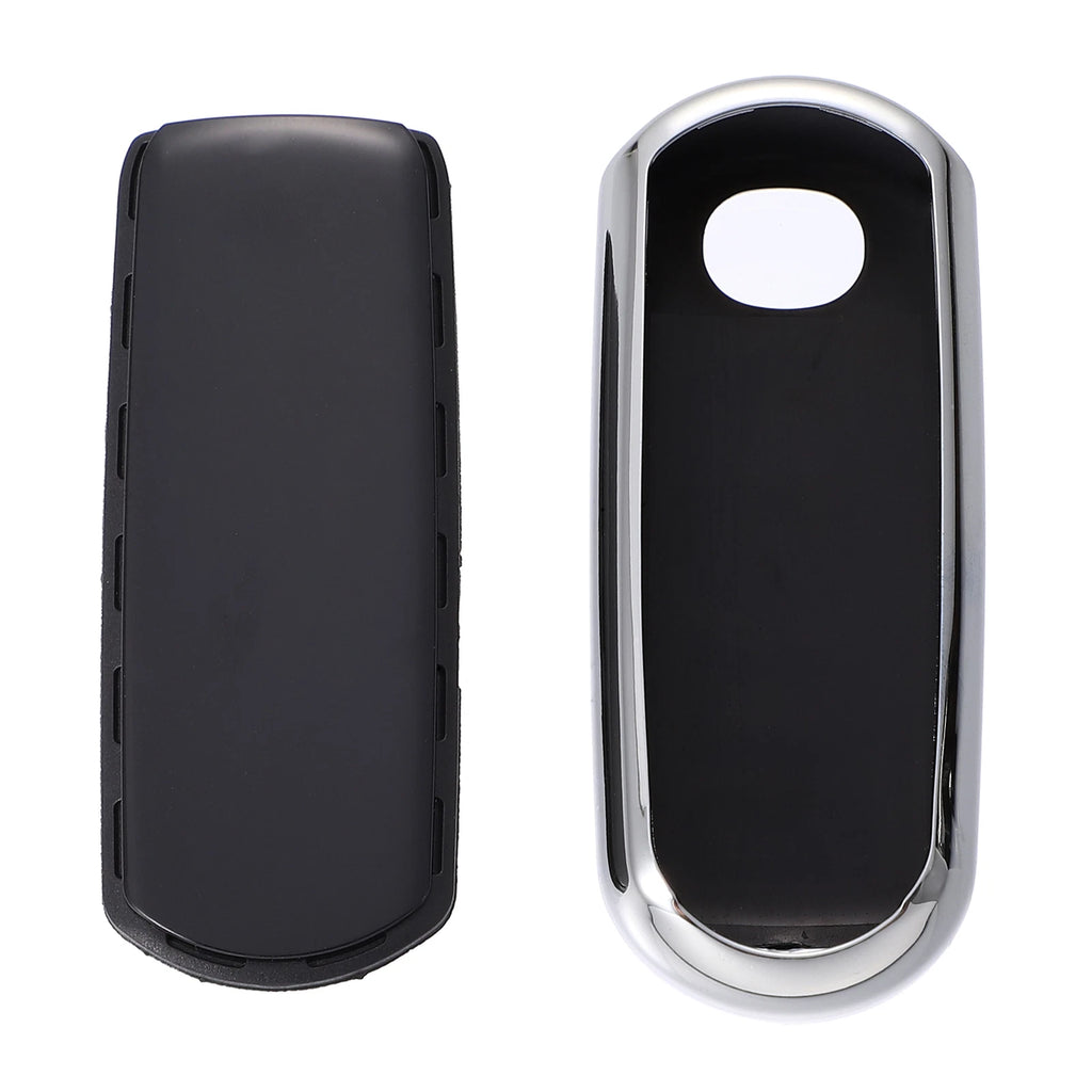 TPU Key Fob Cover Case for Mazda 3 (2014–2022) Silver Tone