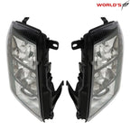 Set of 2 HID Black Headlights for Cadillac Escalade (2007–2014)