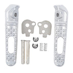 Rear Passenger Footpegs Footrests Brackets for Honda CBR600RR (2007–2024)