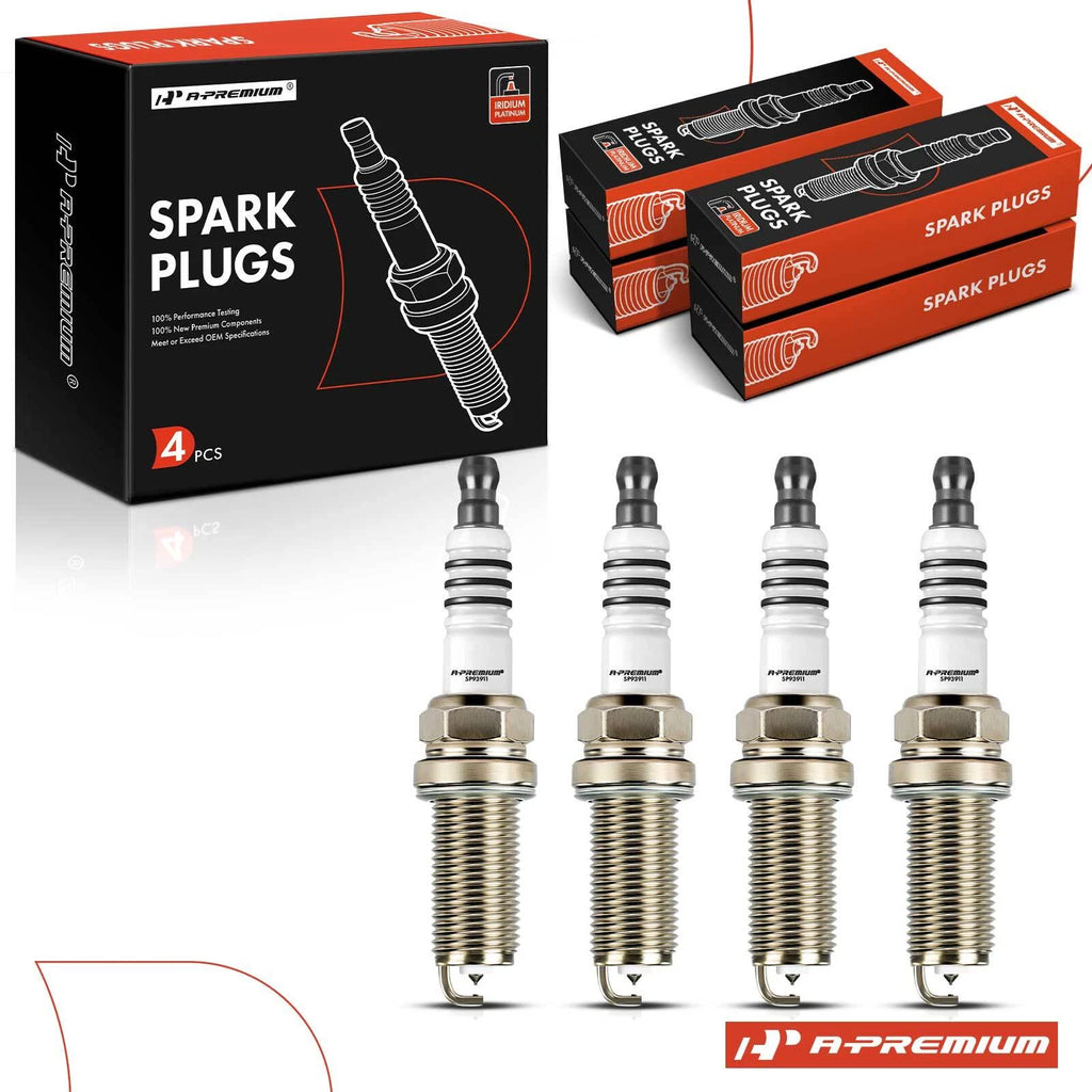 Set of 4 Iridium Platinum Spark Plugs for Kia Soul (2010–2011)