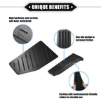 Gas Brake Footrest Pedal Pad for Toyota RAV4 (2019–2023) Aluminum Rubber Black