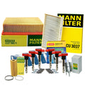 Tune Up Kit with 6 Iridium Spark Plugs for Audi (Mann, Bosch, Denso)