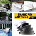 Shark Fin Roof Antenna for Car (FM/AM Signal) - White/Black/Silver/Carbon